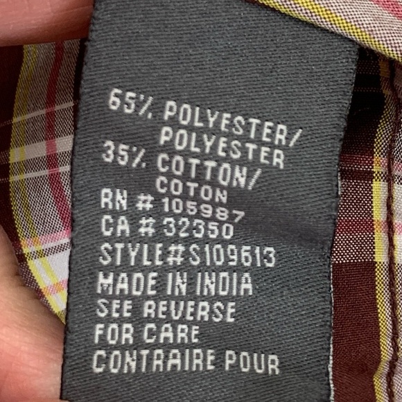 Quicksilver Western Shirt Mens XL Brown Plaid Button Down Pearl Snap Buttons Y2K - Picture 10 of 11